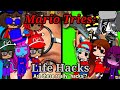 The Ethans + Fandoms React To:Mario Tries Life Hacks By SMG4 (Gacha Club)