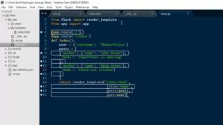 Introduction To Flask Tutorial 4 Template For Loops and Inheritance