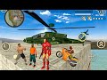 Iron Rope Hero Vice Town City - New Helipad in Open World Game - Android Gameplay