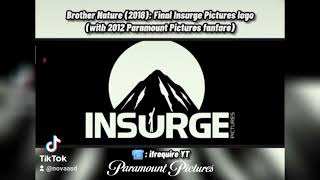 Insurge Pictures logo (last film, with 2012 Paramount Pictures fanfare) | Brother Nature (2016)