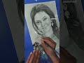 Penchil sketch Portrait kajalagarwal #art ##firstdrawing #shortsvideo