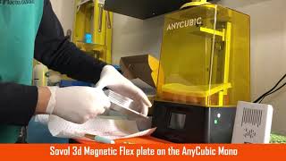 Sovol3d magnetic Flex Build Plate Easy Removal of Resin Prints