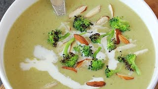 Instant Pot Broccoli almond soup