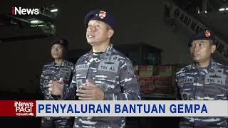 TNI AL Gunakan KRI Makassar-590 Kirim Bantuan Gempa Mamuju #iNewsPagi 12/06