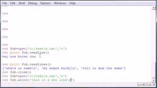 42) Python Programming - Reading and Writing.