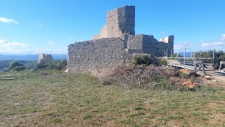 visite de la ruine du château d'Aumelas