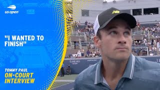 Tommy Paul On-Court Interview | 2024 US Open Round 2