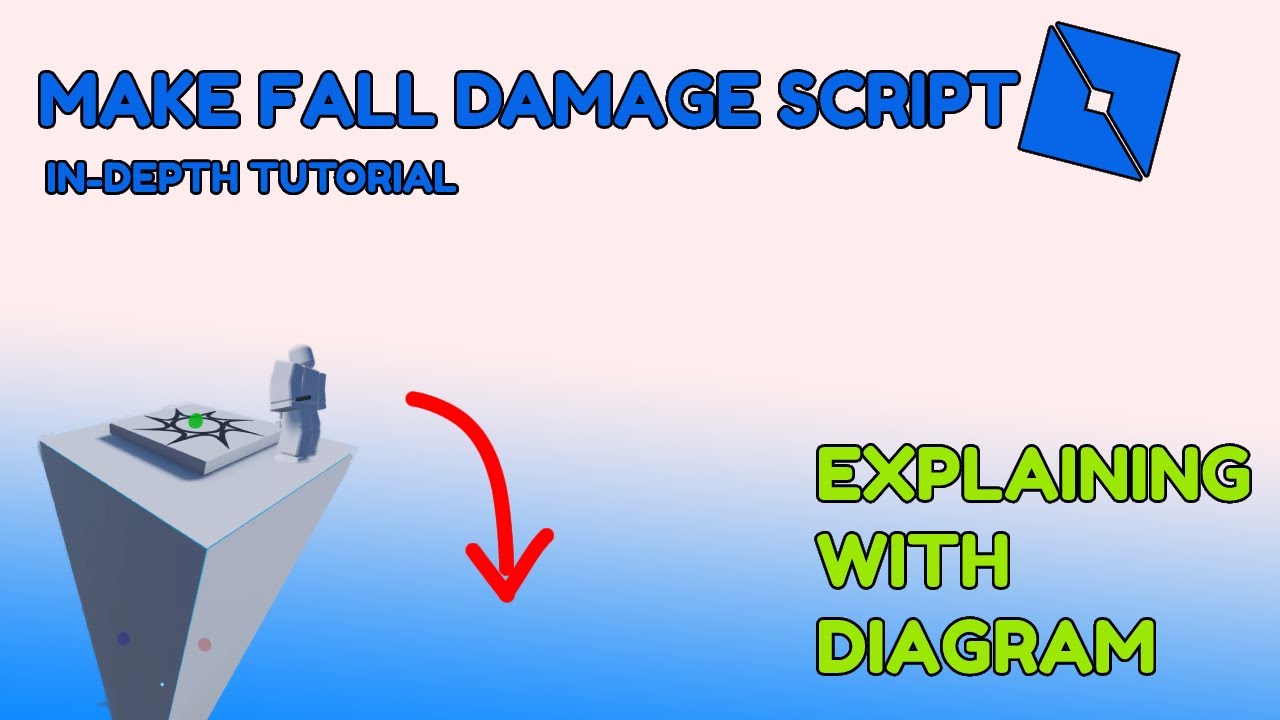 How To Add Fall Damage To Your Roblox Game In Depth Tutorial Youtube