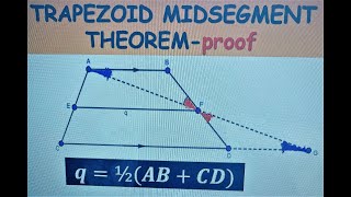 #9 Trapezoid midsegment theorem proof