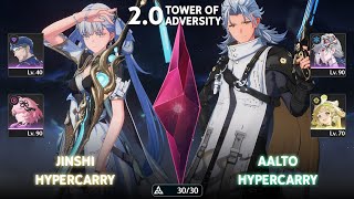 S0R1 Jinshi F2P Team \u0026 S6 Aalto Hypercarry | Tower of Adversity | Wuthering Waves 2.0