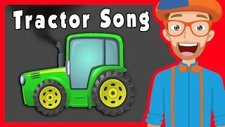 Educational Videos for Preschoolers with Blippi | Tractors and More!