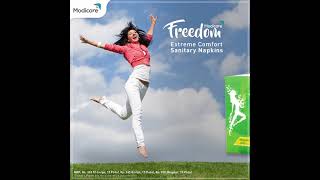 Sanitary pad With Revolutionary 5 in 1 Technology, #Modicare #Freedom #SanitaryNapkins