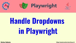 #19 How to Handle Dropdowns in Playwright Java