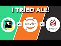 Pycharm vs Jupyter vs Spyder – Which is the BEST Option for Developers in 2025? (FULL GUIDE!)
