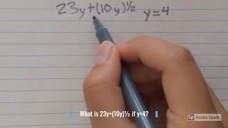 One Variable Substitution