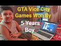 GTA VICE CITY Played & Win by 5 Year Boy Provat