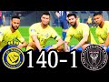 FC 24- MESSI RONALDO NEYMAR & MBAPPE | ALL STARS | Al Nassr 140-1 INTER MIAMI #fc25