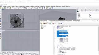 2D Pattern Design in Rhino 6 using Edit Python Script (Tutorial 1)
