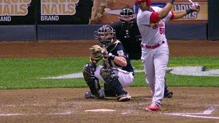 STL@MIL: Broxton records his first Brewers strikeout