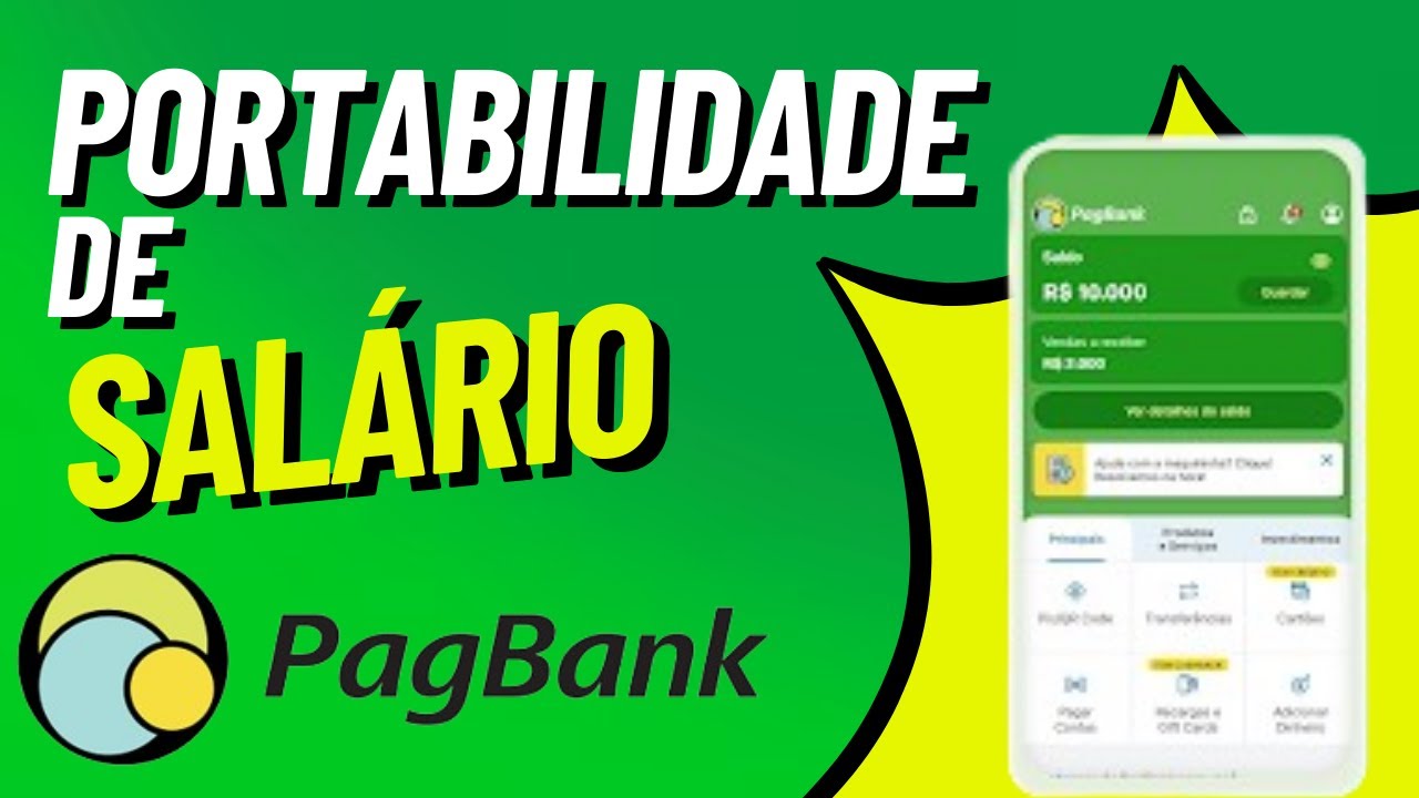 Portabilidade De Salário PagBank (PASSO A PASSO) - YouTube