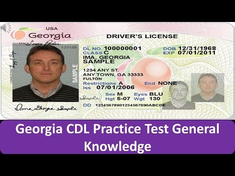Georgia CDL Practice Test General Knowledge Georgia CDL Practice Test General Knowledge