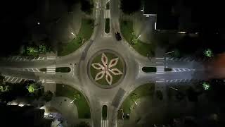 Čapljina iz zraka - noćni kadrovi / Capljina - drone video by night 2023.