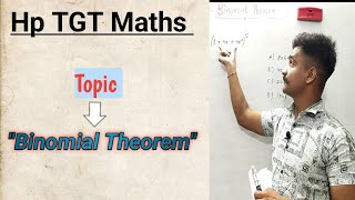 Hp TGT maths 2023/binomial theorem 🎯//tgtmaths