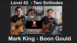 Two Solitudes - Level 42 -  Bass  \u0026 Acoustic Guitar cover