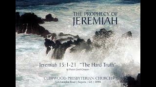 Jeremiah 15:1-21  \