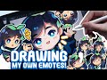 Making Sticker Emotes! |Draw With Me!