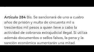 que articulo proteje al deudor artículo 284 de la Constitución mexicana