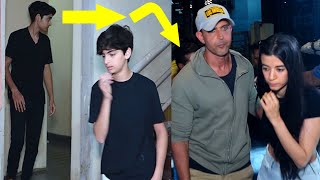 Hrithik Roshan Kids Got Angry On Him As He Left Them Alone Gave Attention To Gf Saba Azad In Public