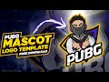 Pubg Logo Template Psd | Photoshop Mascot Logo | Free Download [2020]