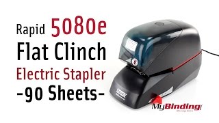 Rapid 5080e Flat Clinch Electric Stapler - 90 Sheets