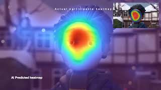 Comparison: Predictive vs. Live Eye-Tracking Heatmaps
