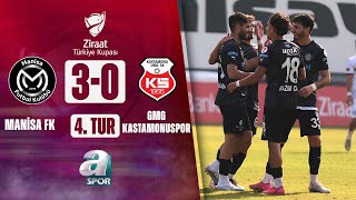 Manisa FK 3-0 GMG Kastamonuspor MAÇ ÖZETİ (Ziraat Türkiye Kupası 4 Tur Maçı) / A Spor / 07.12.2023