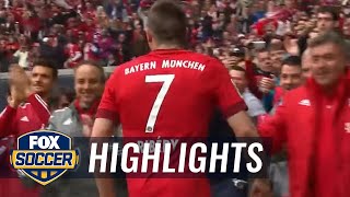 Ribery buries it with stunning bicycle kick against Frankfurt | 2015–16 Bundesliga Highlights