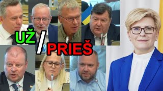 Motyvai UŽ ir PRIEŠ Ingridą Šimonytę - Skvernelis, Razma, Girskienė, Masiulis, Semeška... 😎