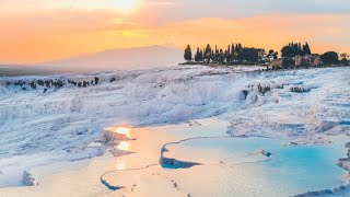 Turkey, Pamukkale, Hierapolis, Cleopatra Swimming Pools, Onyx Factory, Pam Thermal Hotel. Road Trip