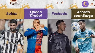 Corinthians pagará pouco por Diego Costa; Ivan fechado; Arthur Cabral quer Timão; Santos paga Barça