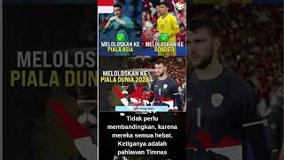 Tidak perlu membandingkan, karena mereka semua hebat  Ketiganya adalah pahlawan Timnas #shortsvideo