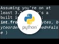 Convert bytes to int?