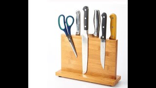 Bamboo Magnetic Knife Holder