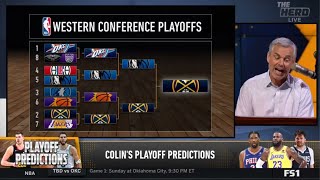THE HERD | Colin Cowherd unveils his bold predictions for the NBA playoffs
