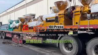 Today Morning Shipping of Guangxin YZYX140CJGX,YZYX120 Screw Oil Press |Sunflower Coconut Peanut Oil