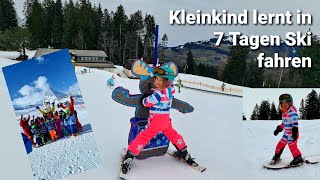 3 jähriges Kind lernt in 7 Tagen Skifahren - Tipps \u0026 Tricks  spielerisch Ski fahren zu lernen