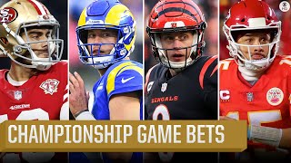 How To Bet The NFL Championship Weekend: Top prop plays, line movement | CBS Sports HQ
