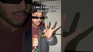 I’m telling y’all it’s the pinky fjnger #viral #trending #trend