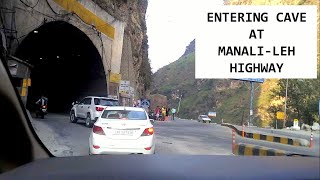 Entering Tunnel At Manali-Leh Highway #travel #manali #roadtrip #himachalpradesh #leh #rohtangpass