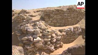 EGYPT: NEWLY DISCOVERED PYRAMID